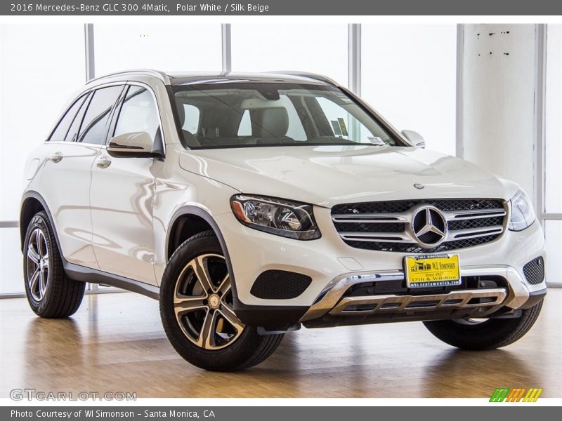 Polar White / Silk Beige 2016 Mercedes-Benz GLC 300 4Matic