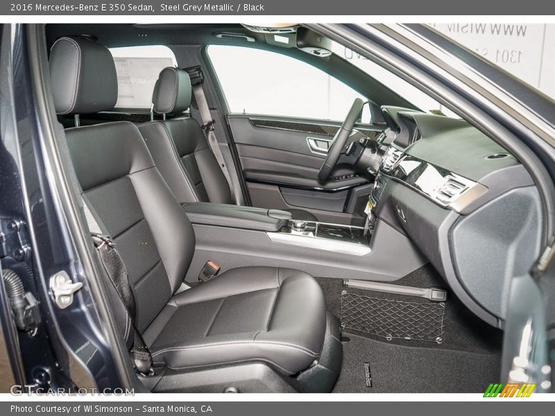 Steel Grey Metallic / Black 2016 Mercedes-Benz E 350 Sedan