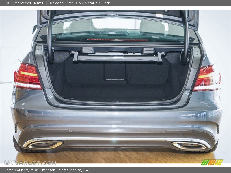 Steel Grey Metallic / Black 2016 Mercedes-Benz E 350 Sedan