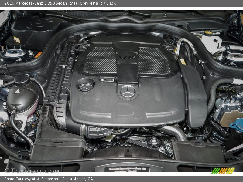 Steel Grey Metallic / Black 2016 Mercedes-Benz E 350 Sedan