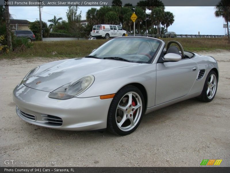 Arctic Silver Metallic / Graphite Grey 2003 Porsche Boxster S