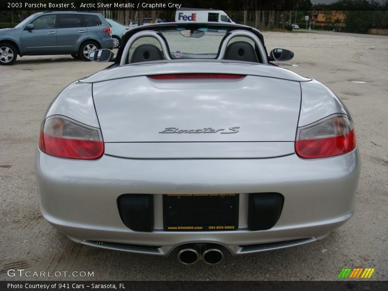 Arctic Silver Metallic / Graphite Grey 2003 Porsche Boxster S