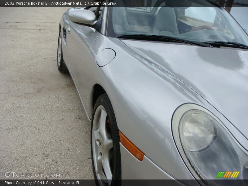 Arctic Silver Metallic / Graphite Grey 2003 Porsche Boxster S