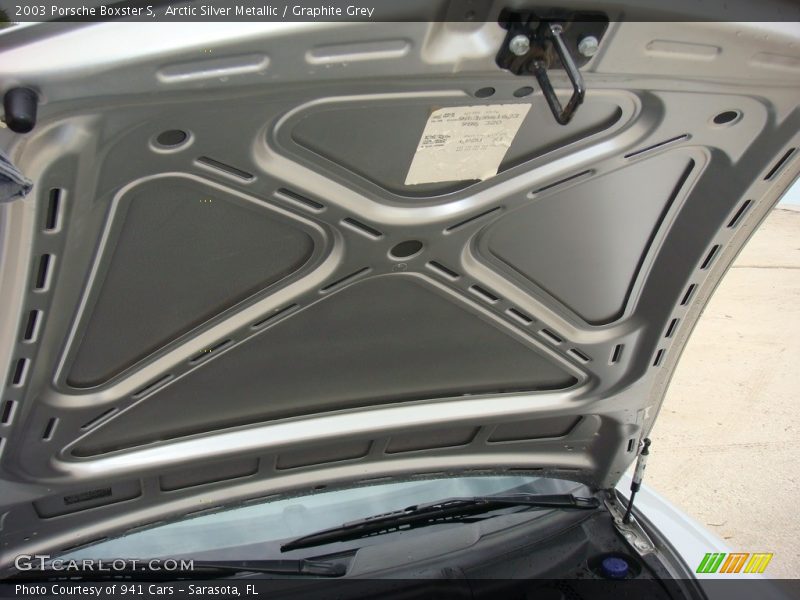 Arctic Silver Metallic / Graphite Grey 2003 Porsche Boxster S