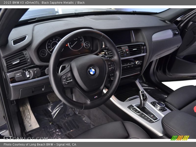 Black Sapphire Metallic / Black 2015 BMW X3 xDrive35i