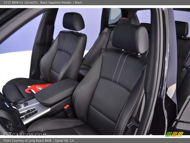 Black Sapphire Metallic / Black 2015 BMW X3 xDrive35i