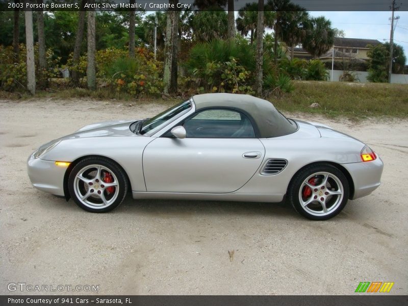 Arctic Silver Metallic / Graphite Grey 2003 Porsche Boxster S