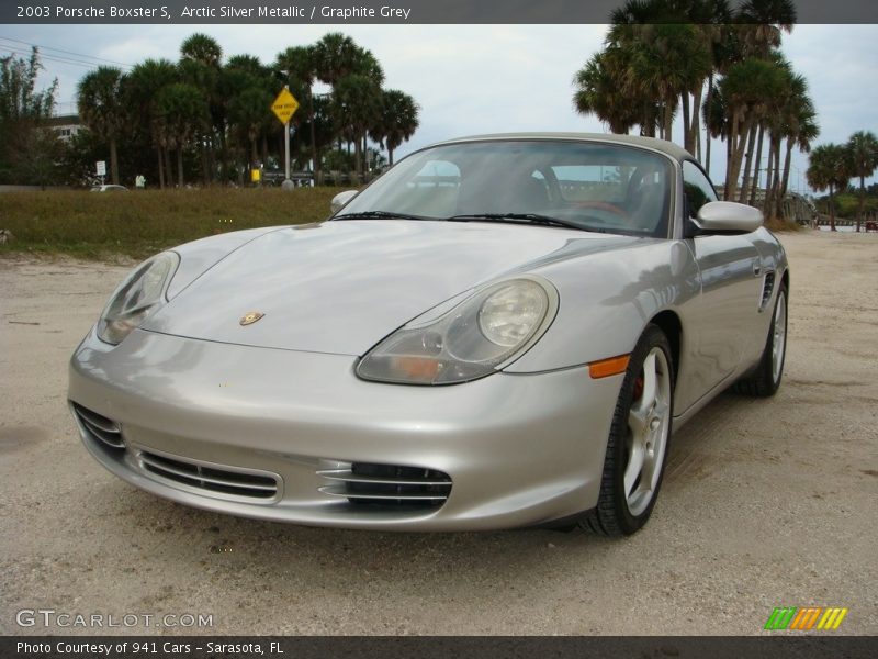 Arctic Silver Metallic / Graphite Grey 2003 Porsche Boxster S