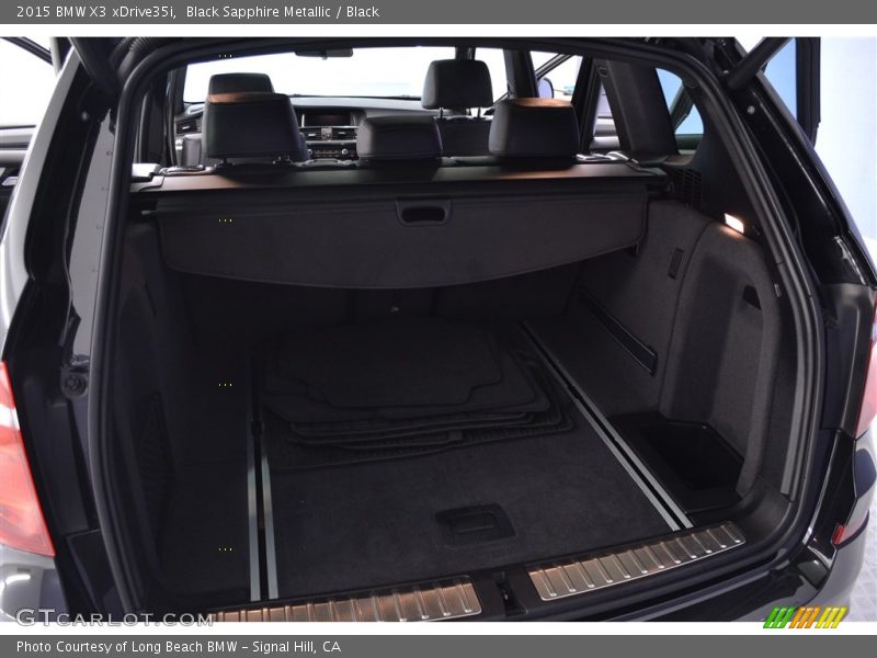 Black Sapphire Metallic / Black 2015 BMW X3 xDrive35i