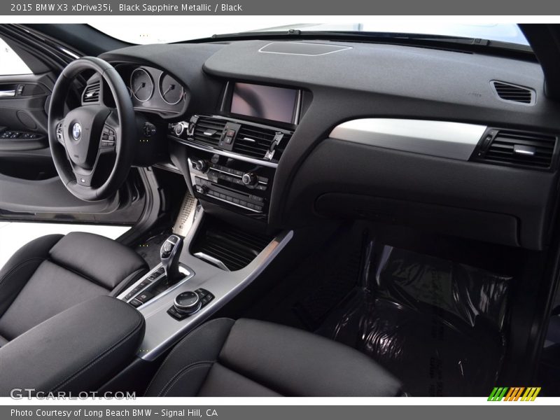 Black Sapphire Metallic / Black 2015 BMW X3 xDrive35i