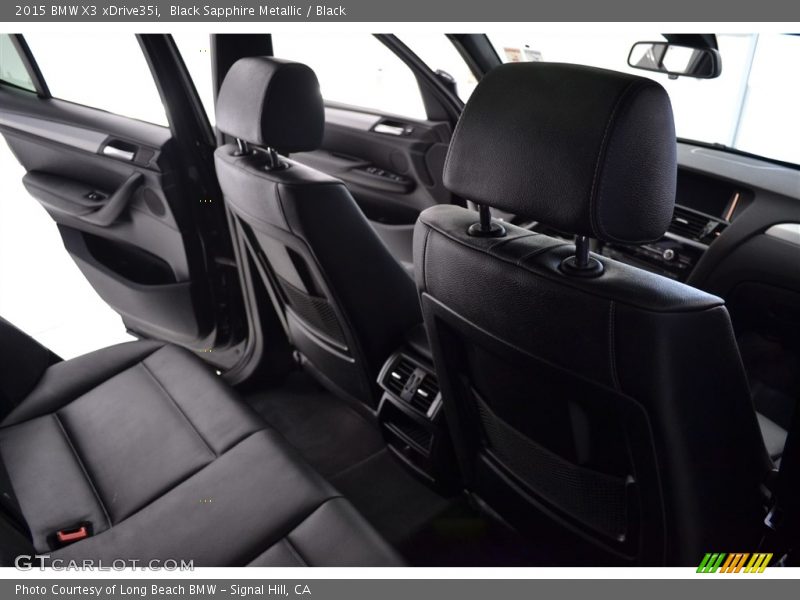 Black Sapphire Metallic / Black 2015 BMW X3 xDrive35i