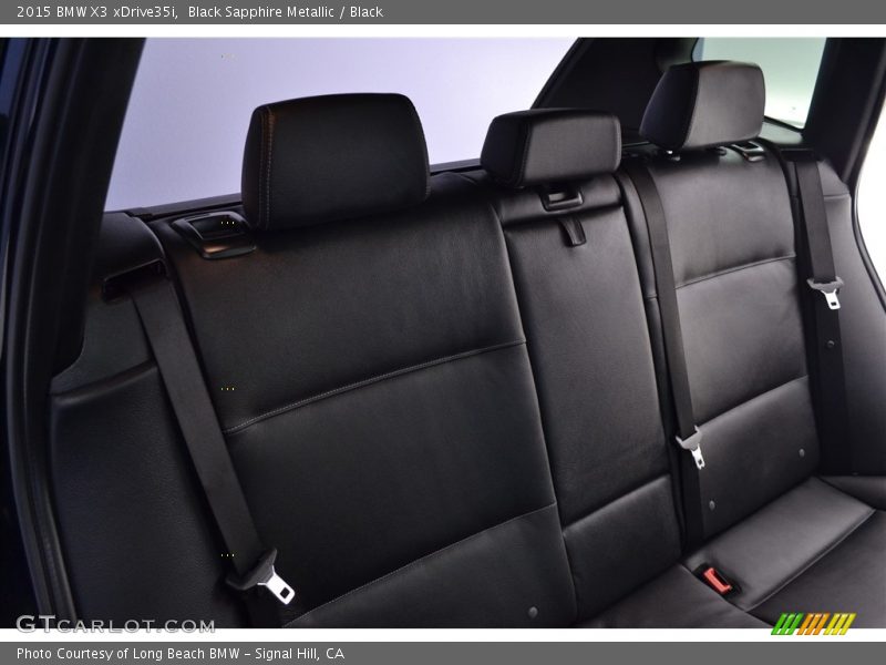 Black Sapphire Metallic / Black 2015 BMW X3 xDrive35i
