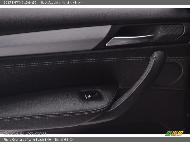 Black Sapphire Metallic / Black 2015 BMW X3 xDrive35i