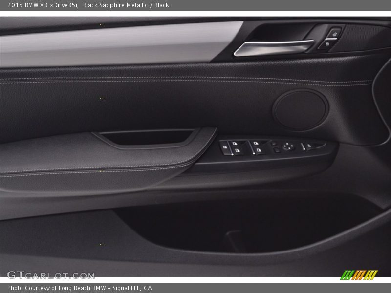 Black Sapphire Metallic / Black 2015 BMW X3 xDrive35i