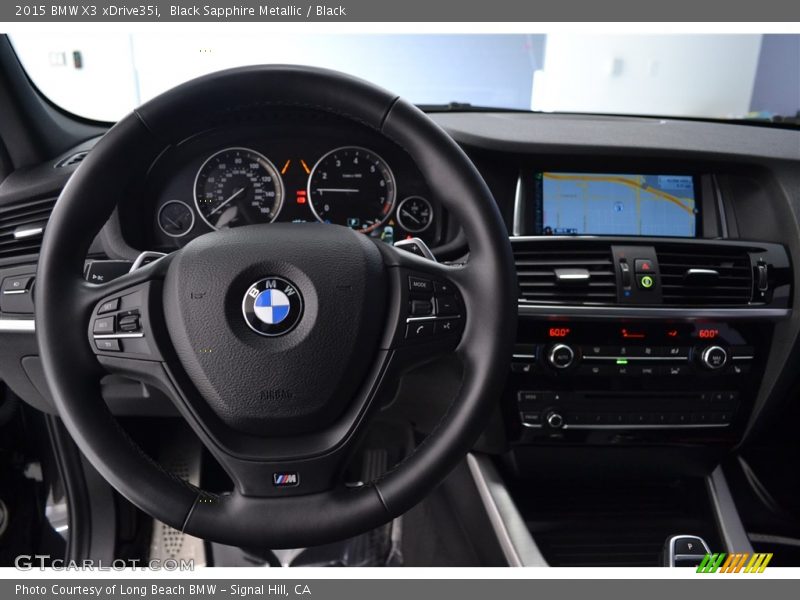 Black Sapphire Metallic / Black 2015 BMW X3 xDrive35i