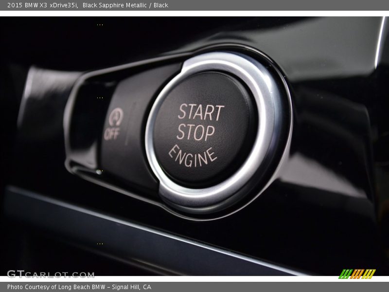 Black Sapphire Metallic / Black 2015 BMW X3 xDrive35i