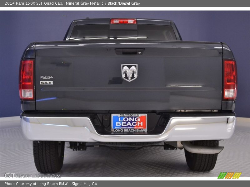 Mineral Gray Metallic / Black/Diesel Gray 2014 Ram 1500 SLT Quad Cab