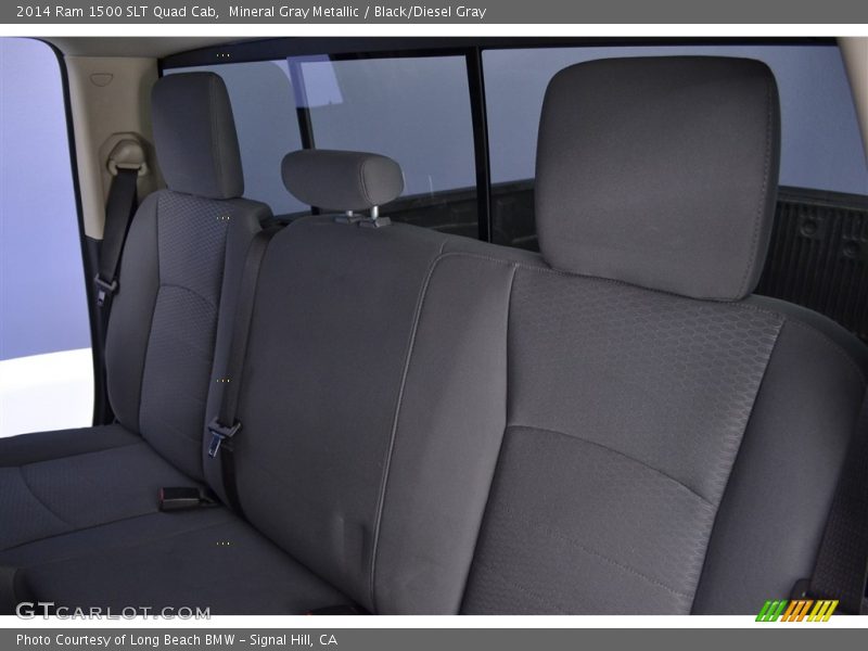 Mineral Gray Metallic / Black/Diesel Gray 2014 Ram 1500 SLT Quad Cab