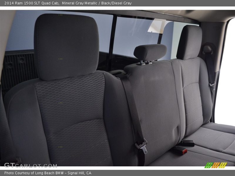Mineral Gray Metallic / Black/Diesel Gray 2014 Ram 1500 SLT Quad Cab