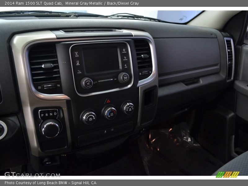 Mineral Gray Metallic / Black/Diesel Gray 2014 Ram 1500 SLT Quad Cab