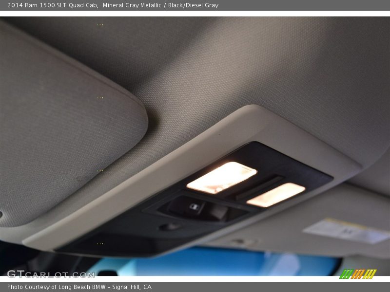 Mineral Gray Metallic / Black/Diesel Gray 2014 Ram 1500 SLT Quad Cab