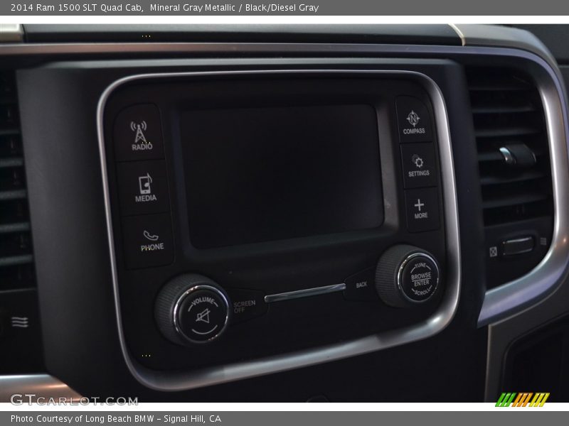 Mineral Gray Metallic / Black/Diesel Gray 2014 Ram 1500 SLT Quad Cab