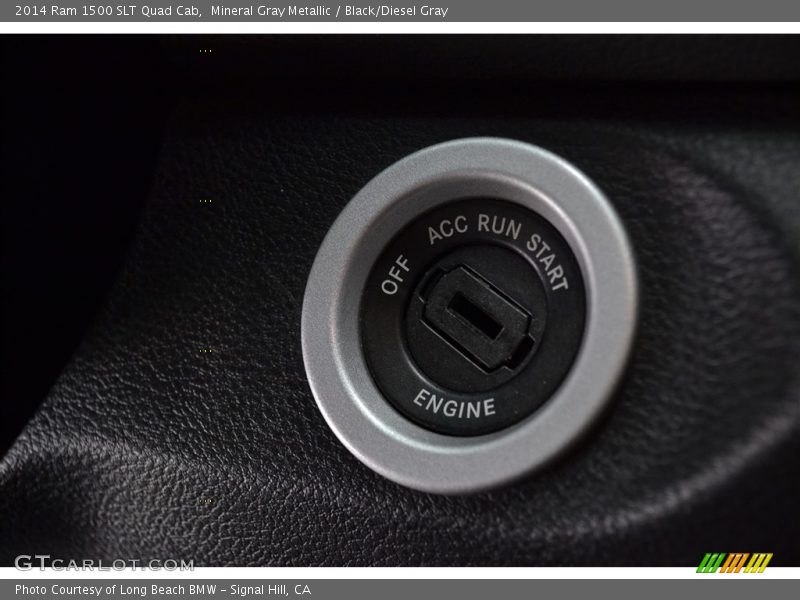 Mineral Gray Metallic / Black/Diesel Gray 2014 Ram 1500 SLT Quad Cab