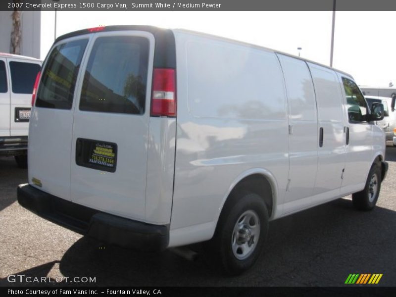 Summit White / Medium Pewter 2007 Chevrolet Express 1500 Cargo Van
