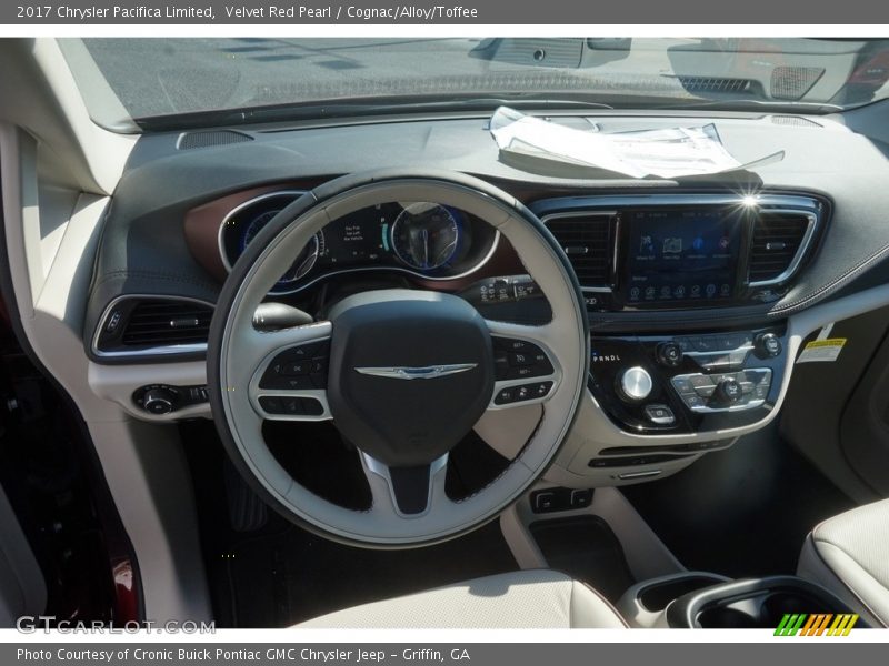 Velvet Red Pearl / Cognac/Alloy/Toffee 2017 Chrysler Pacifica Limited