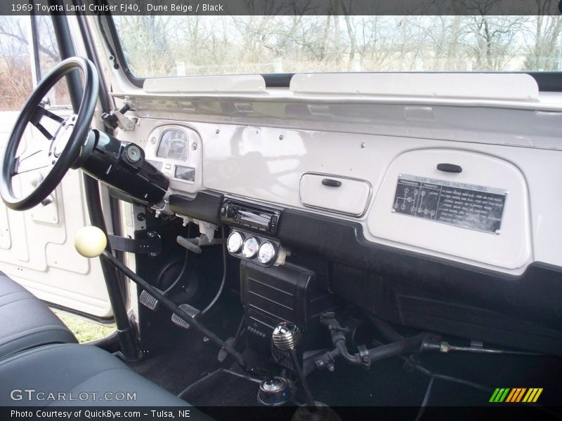 Dashboard of 1969 Land Cruiser FJ40