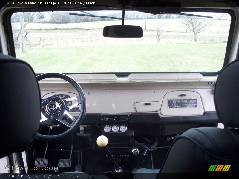 Dashboard of 1969 Land Cruiser FJ40