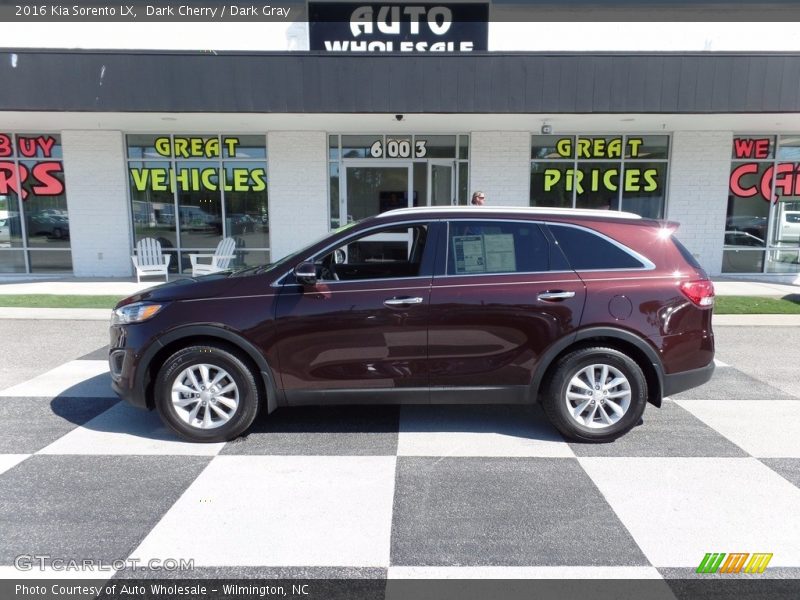 Dark Cherry / Dark Gray 2016 Kia Sorento LX