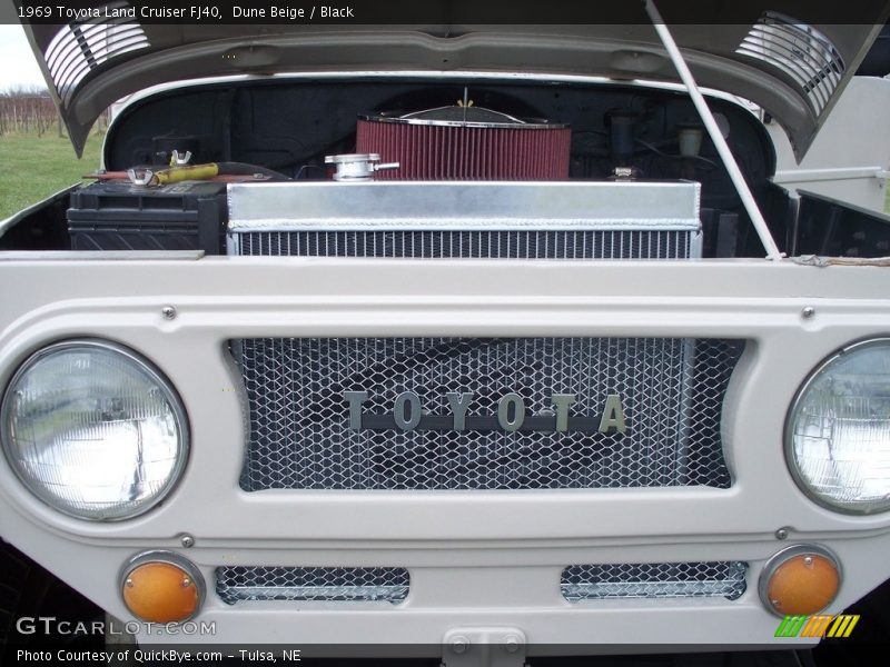 Dune Beige / Black 1969 Toyota Land Cruiser FJ40