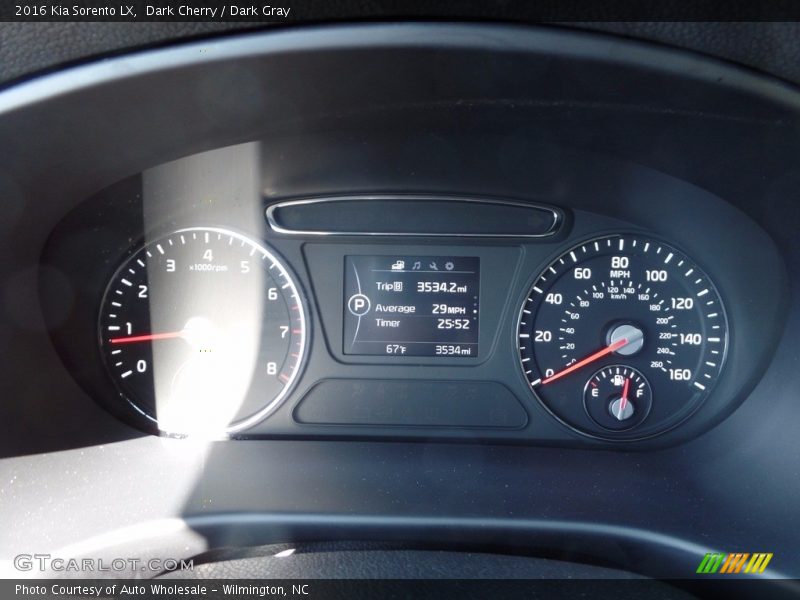 Dark Cherry / Dark Gray 2016 Kia Sorento LX