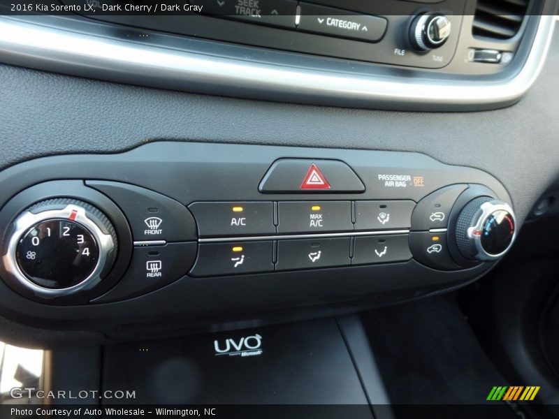 Dark Cherry / Dark Gray 2016 Kia Sorento LX