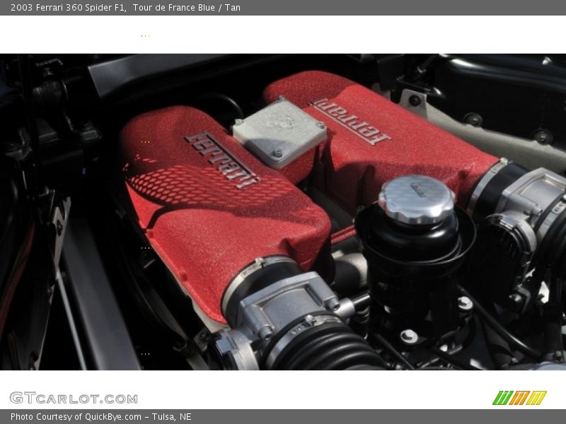 Tour de France Blue / Tan 2003 Ferrari 360 Spider F1