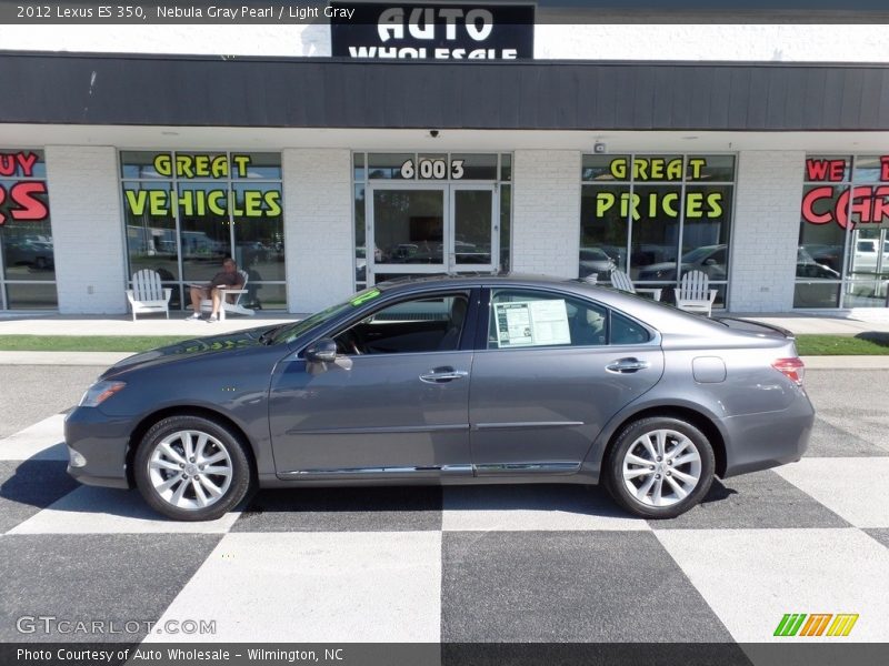Nebula Gray Pearl / Light Gray 2012 Lexus ES 350