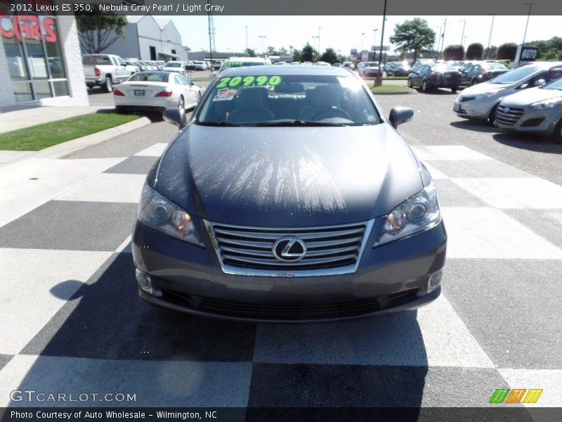 Nebula Gray Pearl / Light Gray 2012 Lexus ES 350