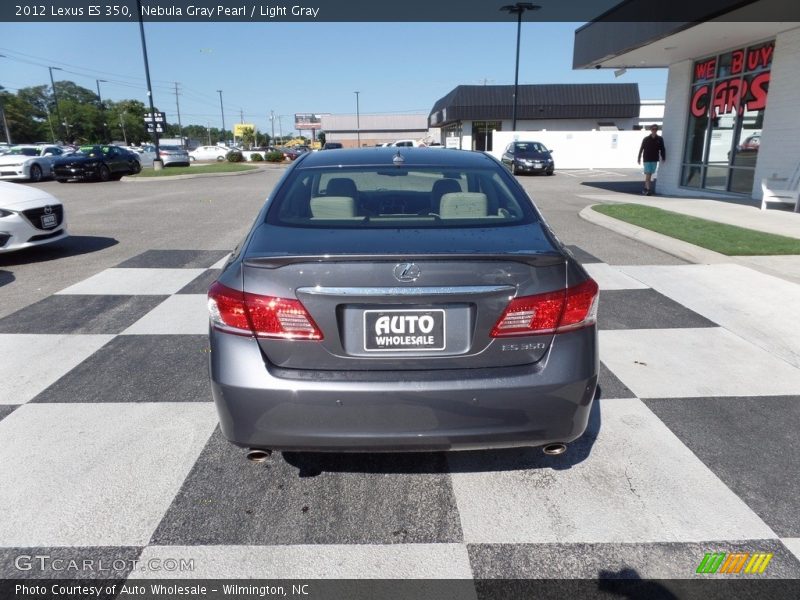 Nebula Gray Pearl / Light Gray 2012 Lexus ES 350