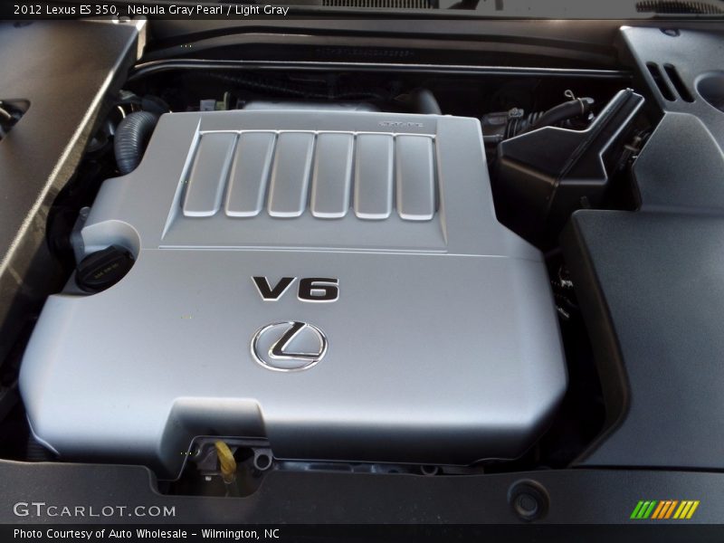 Nebula Gray Pearl / Light Gray 2012 Lexus ES 350