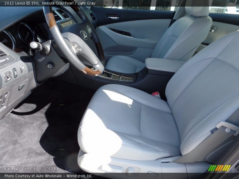 Nebula Gray Pearl / Light Gray 2012 Lexus ES 350