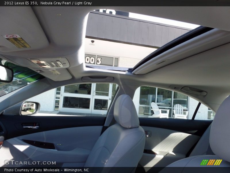 Nebula Gray Pearl / Light Gray 2012 Lexus ES 350