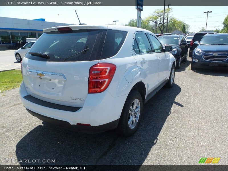 Summit White / Jet Black 2016 Chevrolet Equinox LS AWD