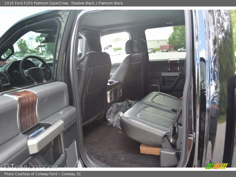 Shadow Black / Platinum Black 2016 Ford F150 Platinum SuperCrew