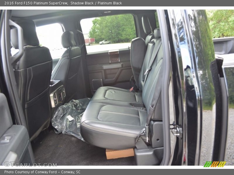Shadow Black / Platinum Black 2016 Ford F150 Platinum SuperCrew