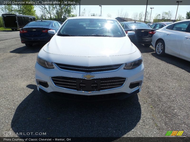 Summit White / Jet Black 2016 Chevrolet Malibu LT