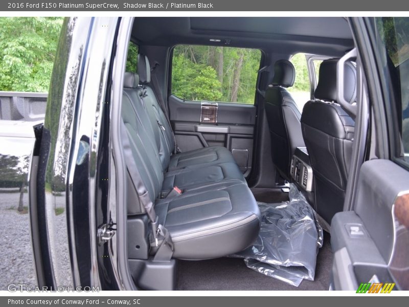 Shadow Black / Platinum Black 2016 Ford F150 Platinum SuperCrew