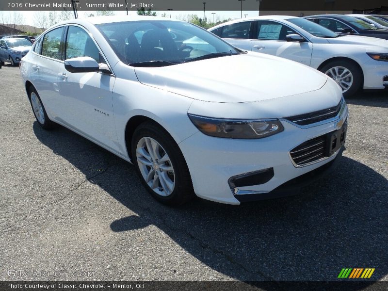 Summit White / Jet Black 2016 Chevrolet Malibu LT