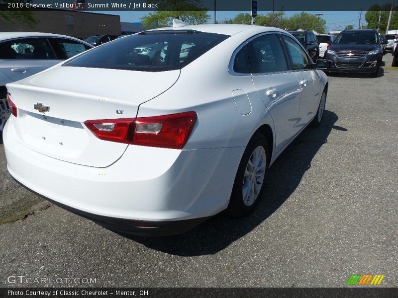 Summit White / Jet Black 2016 Chevrolet Malibu LT