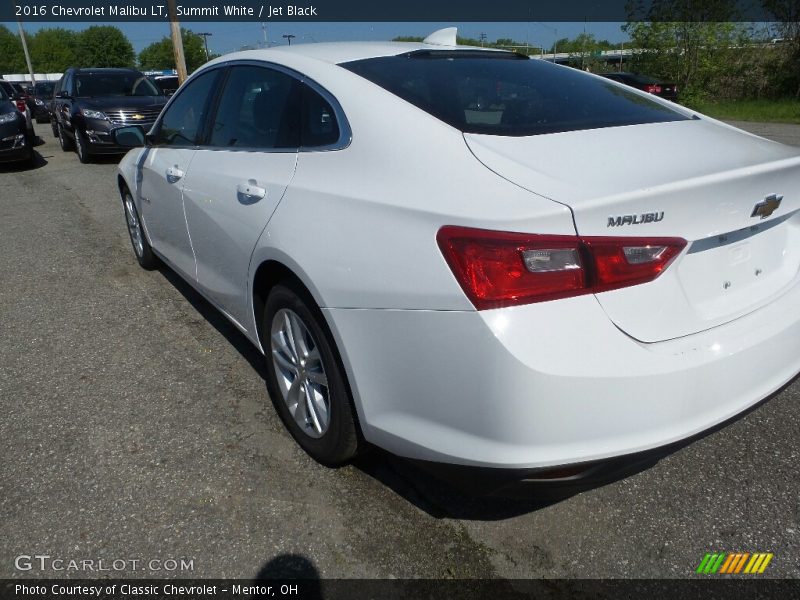 Summit White / Jet Black 2016 Chevrolet Malibu LT